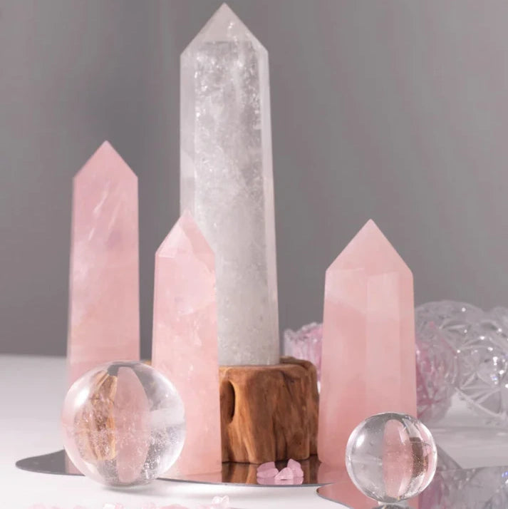 Natural Pink Crystal (Connects with Soulmate)